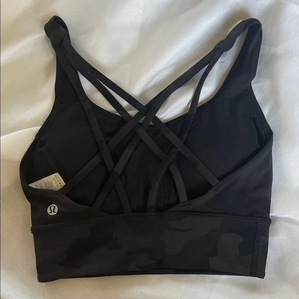 Lululemon Athletica Black Camo Sports Bra - Picture 2 of 2